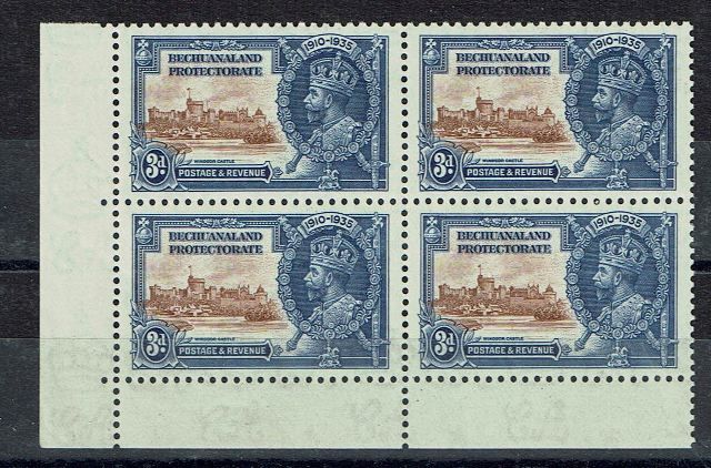 Image of Bechuanaland - Bechuanaland Protectorate SG 113/113a UMM British Commonwealth Stamp